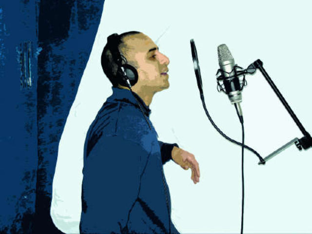 Getting your singer to stand at the correct distance from the mic is key to a good vocal take.
